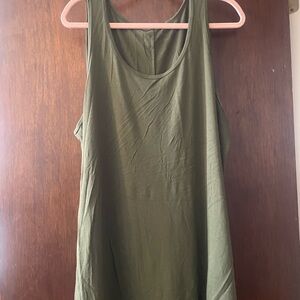 3 - a.n.a Tank Top Lot- Olive, Coral, Aqua